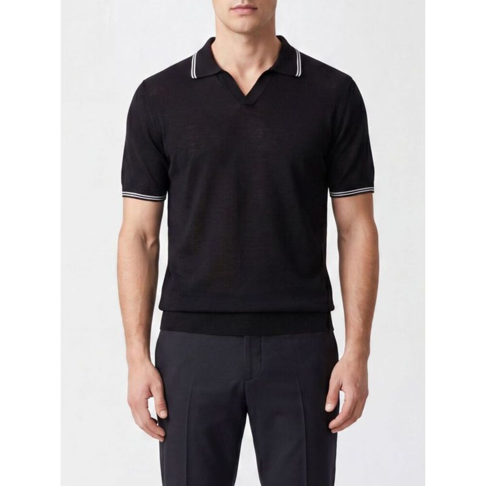 Fedeli Polo Shirt Men Black